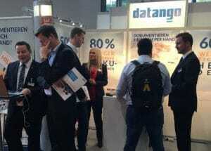 Crowd at the datango and PARIS AG booth at DSAG 2017 300x215 1