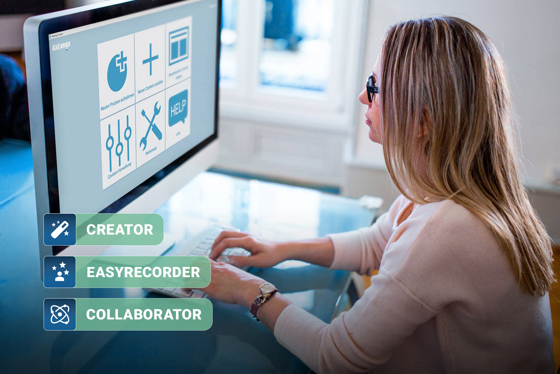 datango_Creator-EasyRecorder-Collaboator_Uebersicht 3 datango Creator EasyRecorder Collaboator Uebersicht